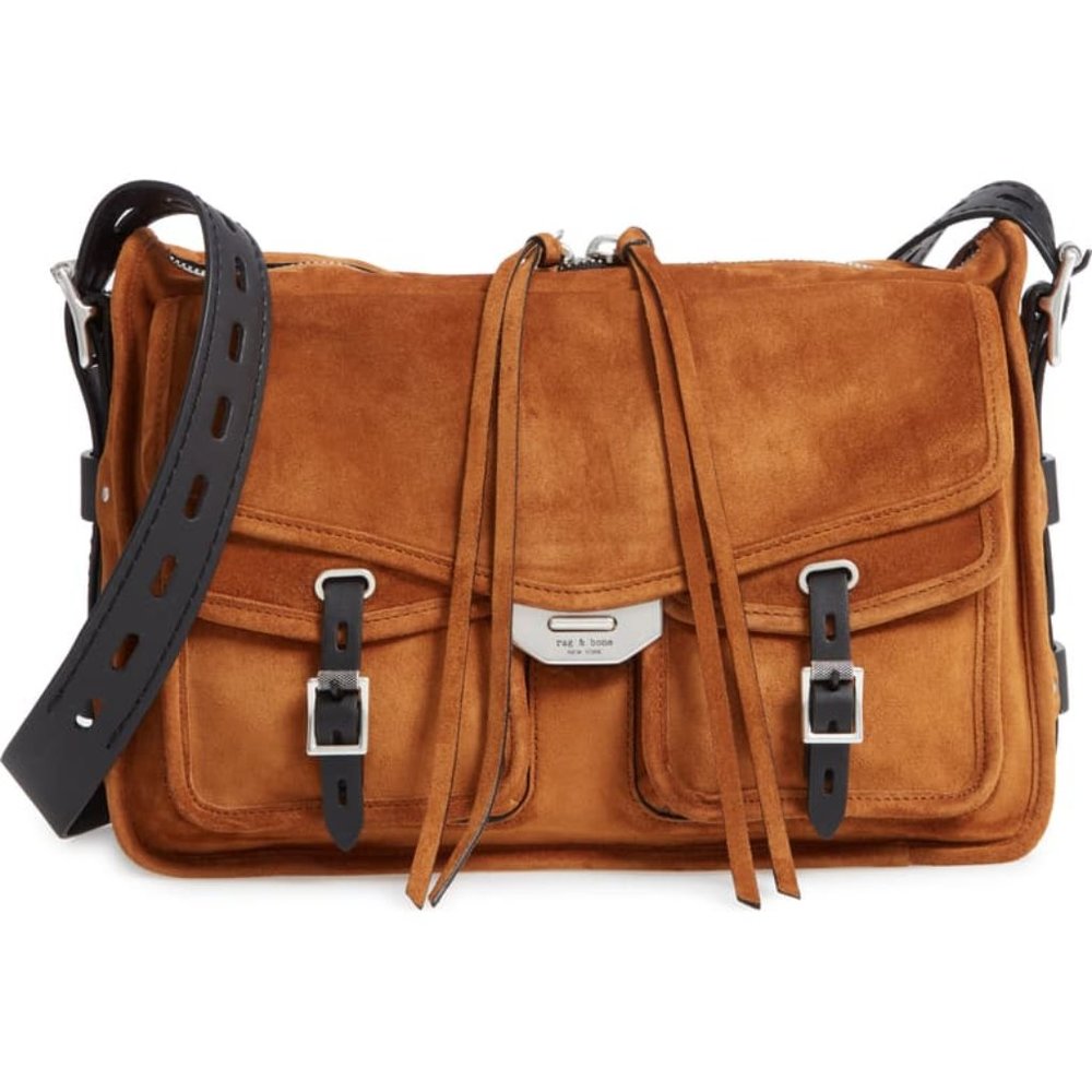 RAG & BONE Field Leather Messenger Bag Brand New